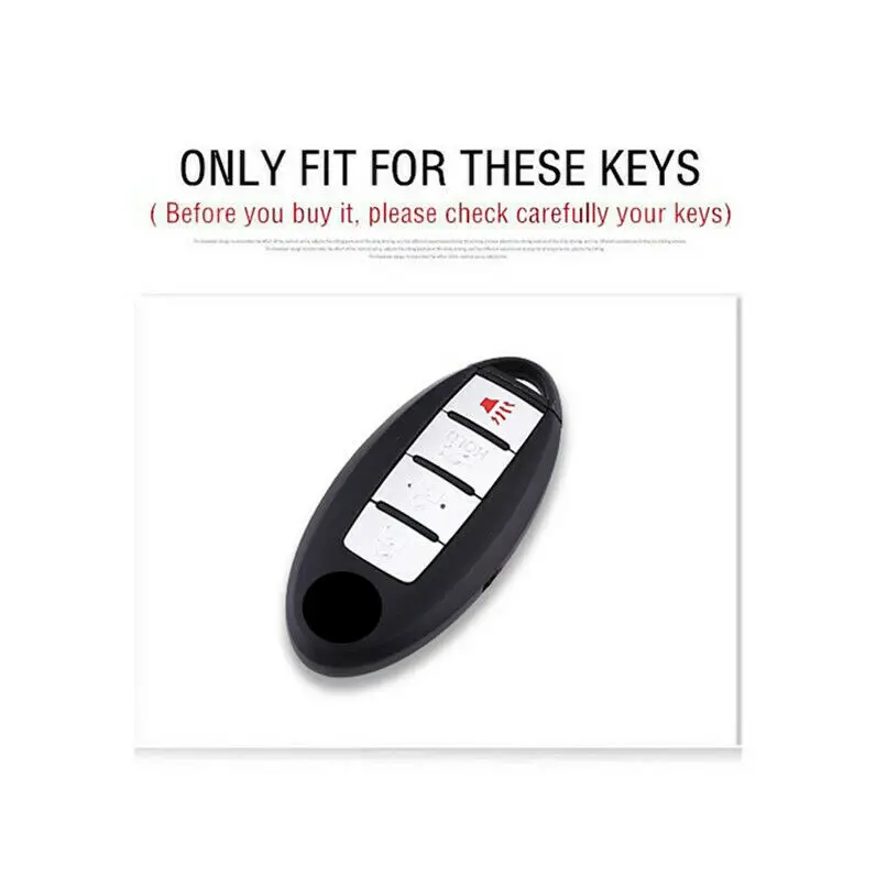 1Pcs Full Sealed TPU Car Key Fob Case Cover For Nissan Infiniti 2/3/4/5 Button Keyless | Автомобили и мотоциклы