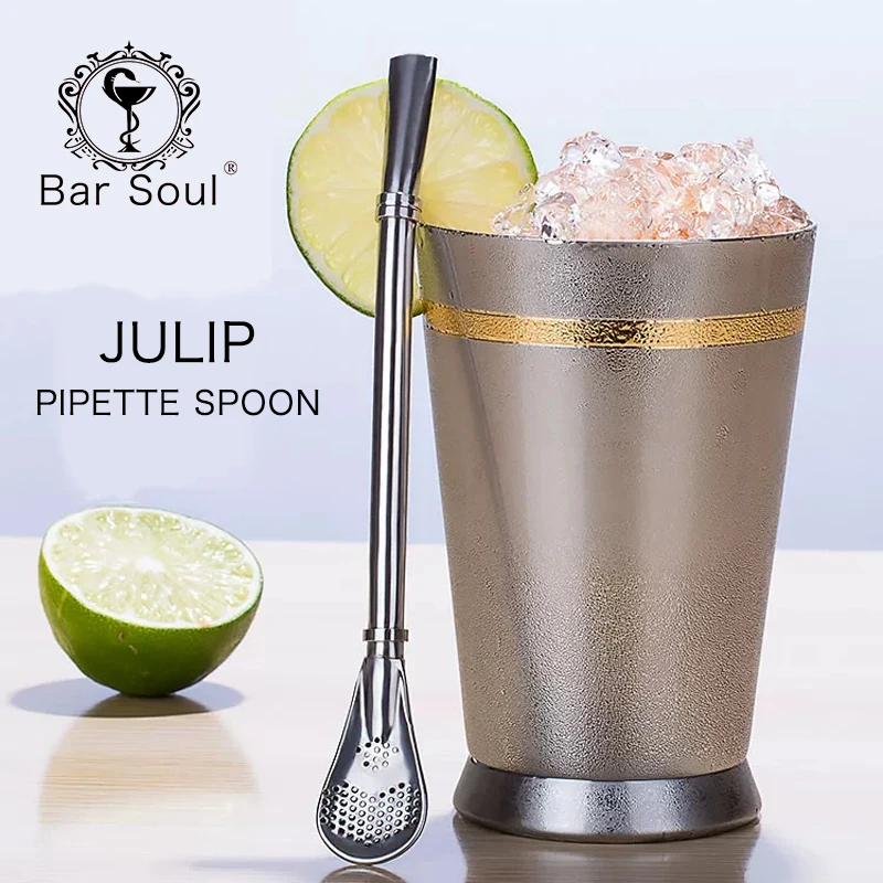 Соломинки для коктейлей Bar Soul Julep нержавеющая сталь 304 пищевой фильтр креативные