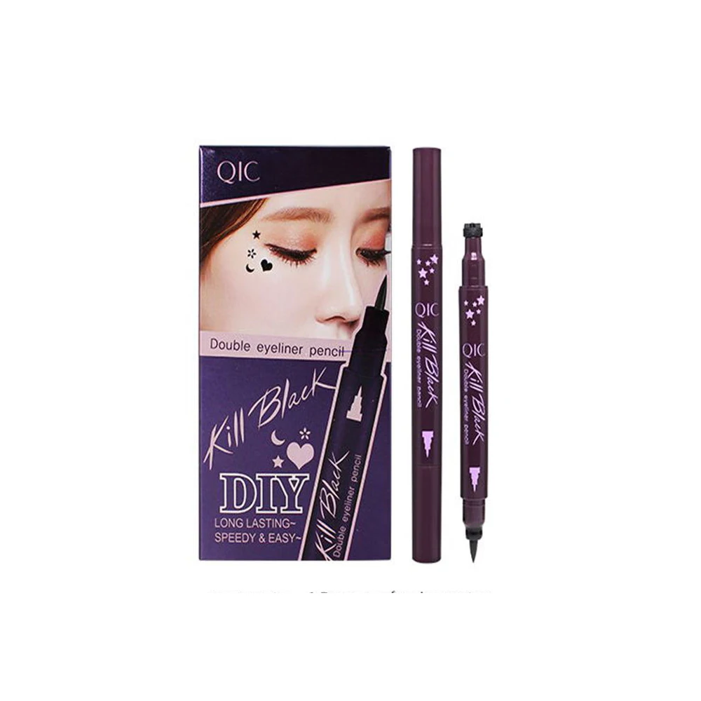 Водостойкая Подводка для глаз с двойной головкой|liquid eyeliner|waterproof liquid eyelinereye liner pencil