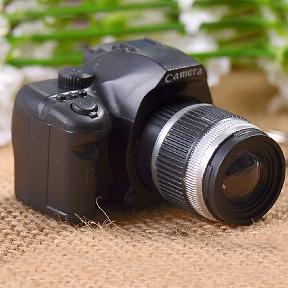 Ключи цепочки Кольца Милая игрушечная мини-камера креативный Шарм со вспышкой