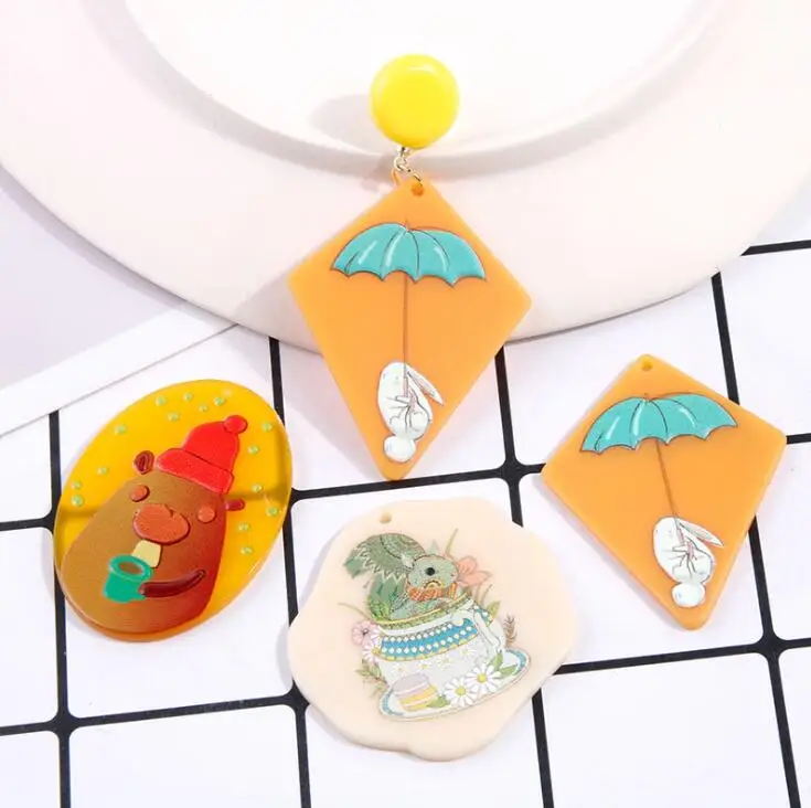 Комплект из 4 предметов с принтом в виде зайца 3D рельеф Сделай Сам индивидуальная