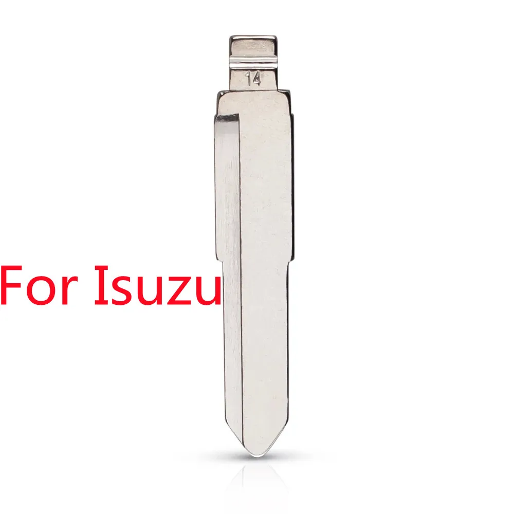 

Keychannel 10 шт./лот #14 лезвие автомобильного ключа для Isuzu для KEYDIY KD VVDI JMD откидной пульт дистанционного управления слесарный инструмент