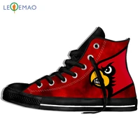 custom logo image printing sneakers shoes louisville hot college men and university canvas breathable zapatos de mujer outdoor