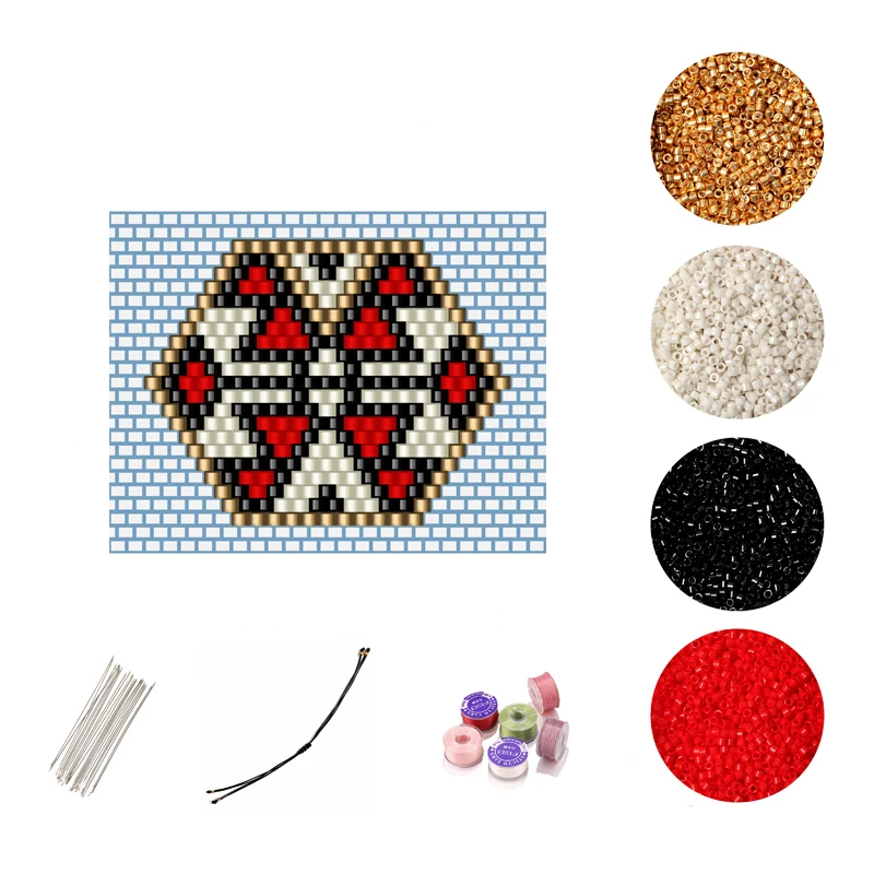 

FAIRYWOO Bohemian Guba Bracelets Miyuki Beaded Jewelry For Women Gifts DIY Accessories Jewelry Making Kit For Women Wholesale