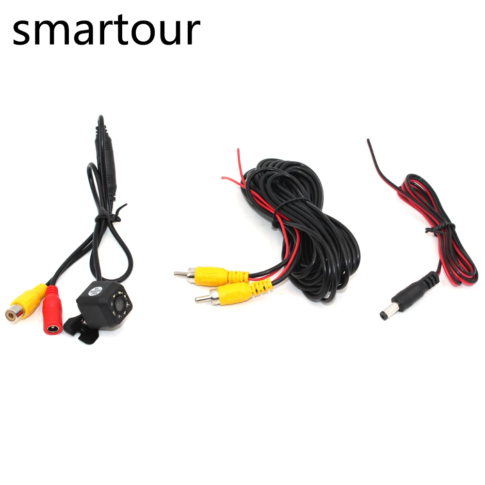 Smartour, Водонепроницаемая Автомобильная камера заднего вида, Автомобильная камера заднего вида, CCD, рыбий глаз, 8 светодиодов, ночное видение, HD, парковочная камера