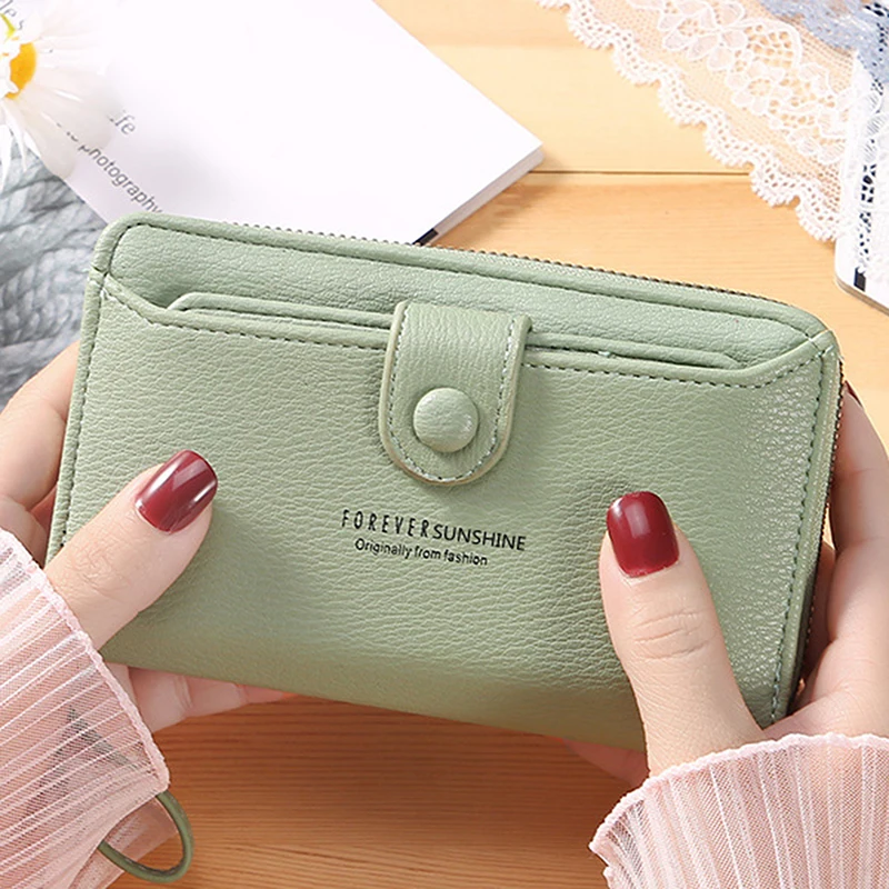

Wallet Women Short Wallets Clutch Bag Money Purses Small Fold Leather Female Coin Purse Card Holder High Quality Soft Purse Bag
