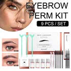 Набор для ламинирования бровей, набор для быстрого укладки бровей для более густых натуральных бровей, стойкий набор для подтяжки бровей, Стайлинг бровей
