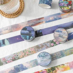 Остров светильник серии декоративная клейкая лента серной кислоты Бумага ярлык 