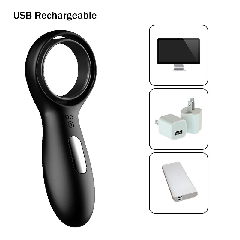 10 скоростной Вибратор кольцо на пенис мужское с задержкой эякуляции зарядка