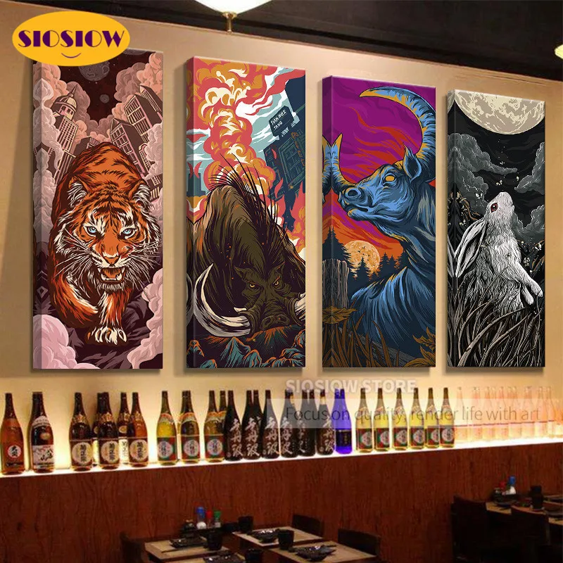 Алмазная картина 5d с полным заполнением своими руками миф животные зверь 3D