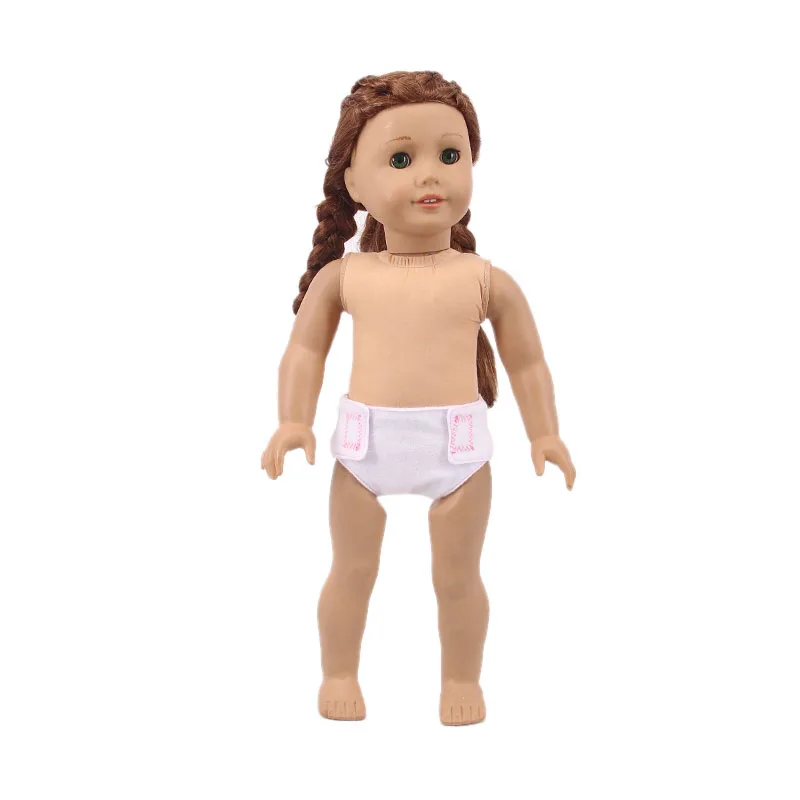 

Luckdoll's New Doll Panties For 18 Inch American&43 Cm Baby New Born Doll Generation Christmas Girl`s Toy