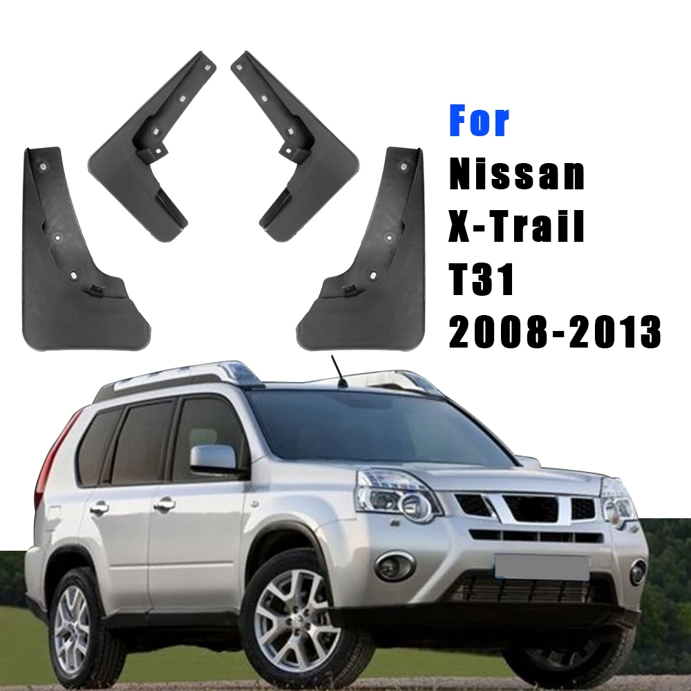 

4 шт./комплект, передние и задние щитки от грязи для Nissan X-Trail T31 2008-2013