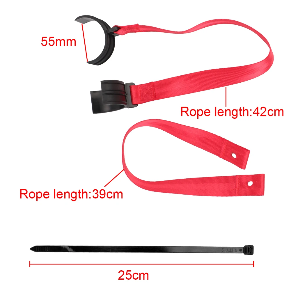 

LEEPEE Motorcycle Front Rear Holding Strap Adjustable Pull Sling Belt Universal Seat Rescue Tear-Resistant Leashes