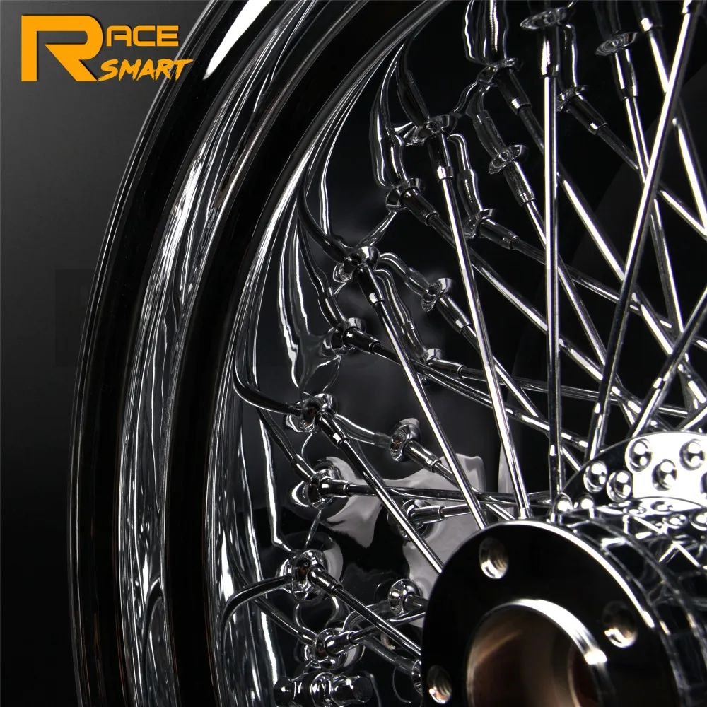 Мотоцикл 1" x8.5" Хром задние колеса диски для Harley Davidson FLSTC FAT BOY мотоциклы аксессуары модификация колеса диски