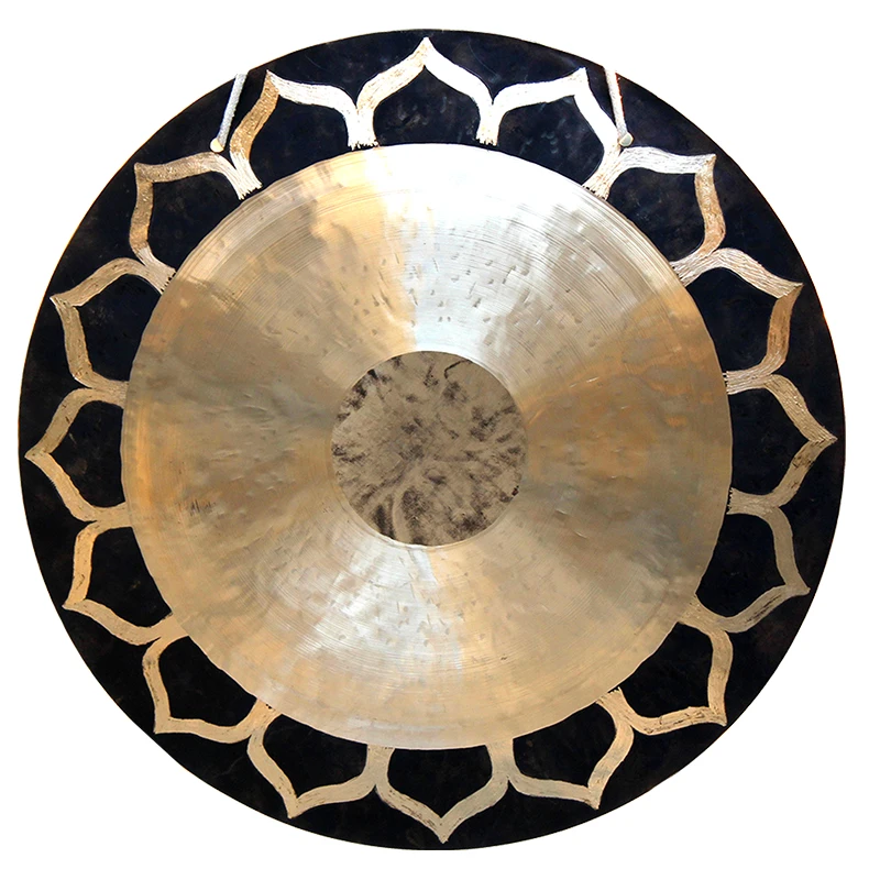 

Arborea gong 40'' lotus wind gong 100cm for sound therapy and sound meditation 100%handmade gong made in china without stand