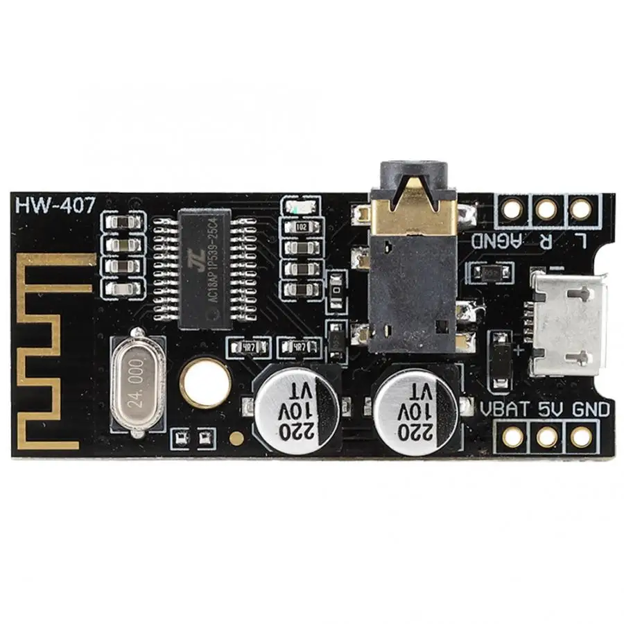 HW-407 Bluetooth 4 2 аудио стерео беспроводной динамик приемник модуль усилителя