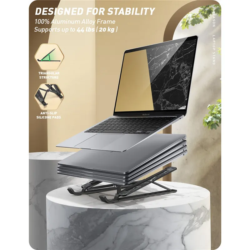 i blason cosmo laptop stand adjustable portable computer stand aluminum alloy laptop holder with multi angle stand for macbook free global shipping
