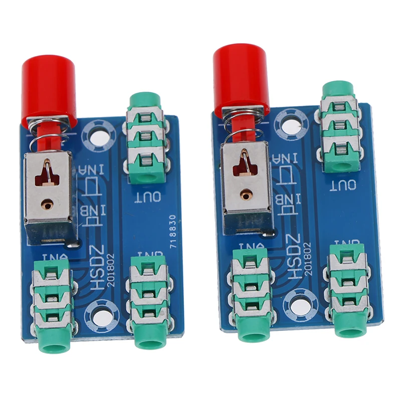 

Коммутационная плата Hot 2 Audio 3,5 мм A/B блок аудиовхода дополнительный выбор типа выхода