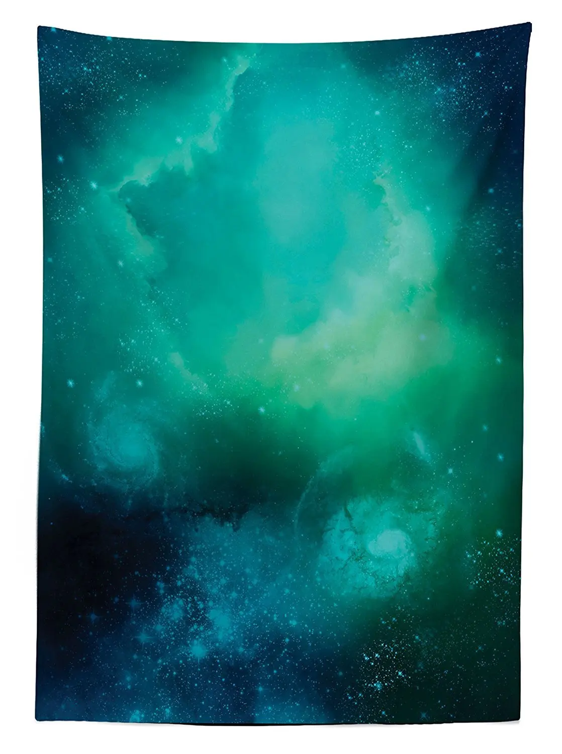 Космическая скатерть туман туманность звездного поля и планета Вселенная