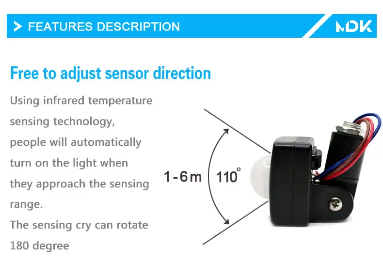10W 20W 30W 50W 100W Светодиодный прожектор светильник с регулируемой PIR Сенсор SMD 2835 потолочные светильник уличный светильник ing для улицы, площади
