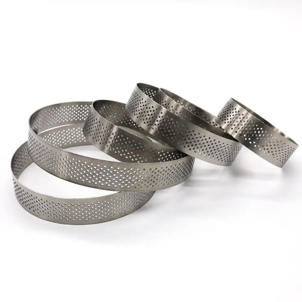 

Round Stainless Steel DIY Cake Mold Dessert Mousse Tarts Circle Baking Tool
