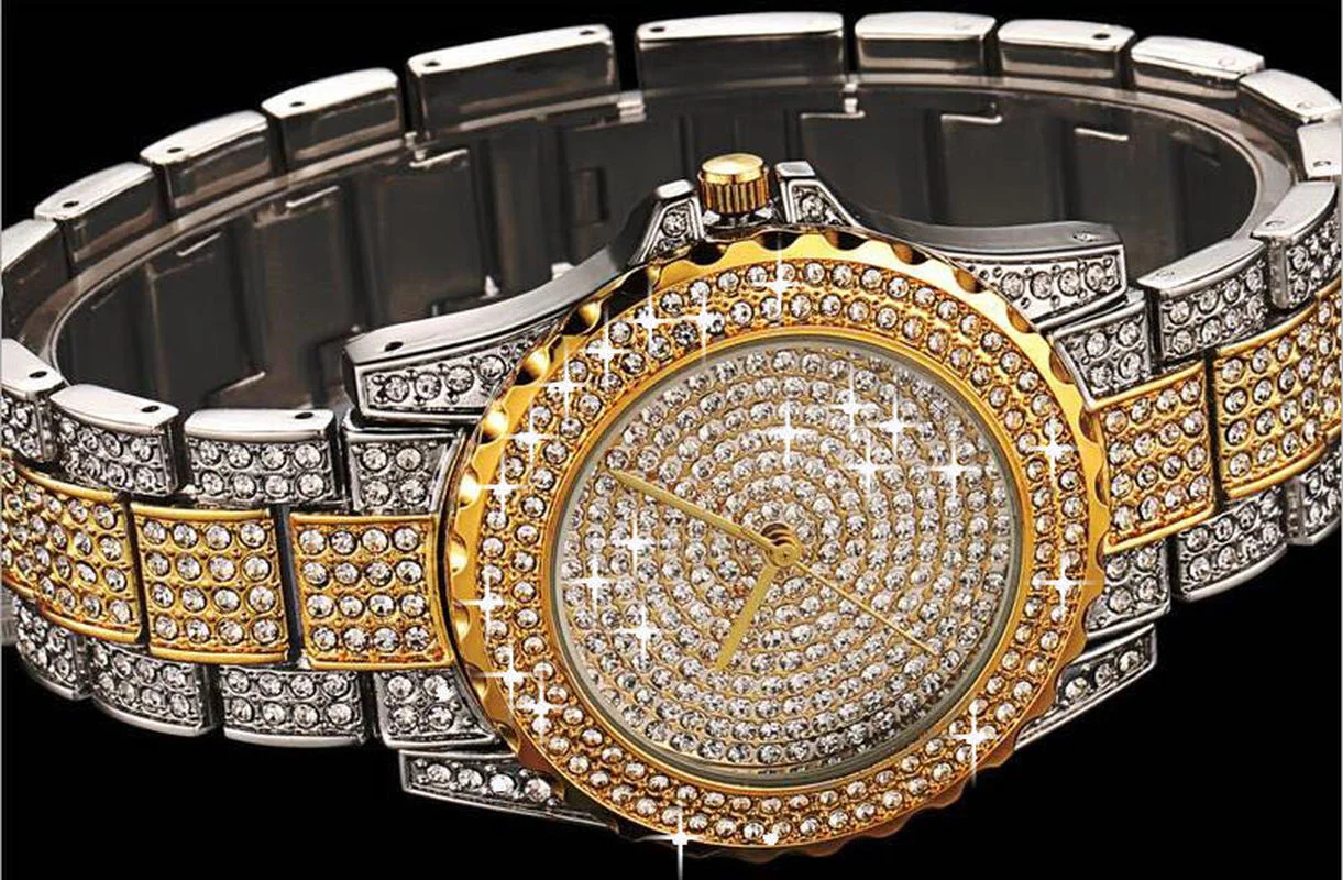 

Ladies Personalized Watch Luxury Stainless Steel Strap Fashion Diamond Waterproof Casual Women's Quartz Watch No Package WA288