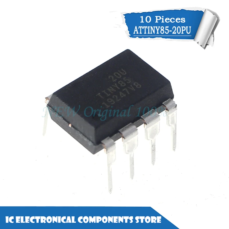 Новый оригинальный ATTINY85 20PU DIP 8 IC 10 шт/1 лот|Пульты ДУ| |