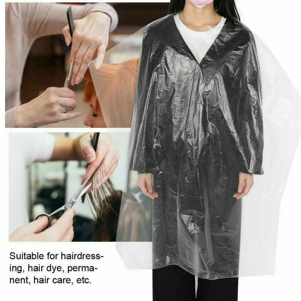 

50/100PCS Disposable Hairdressing Capes Hair Cutting Apron Cloth Haircut Cape Adult Salon Barber Gown Hairdresser Stylish Tools