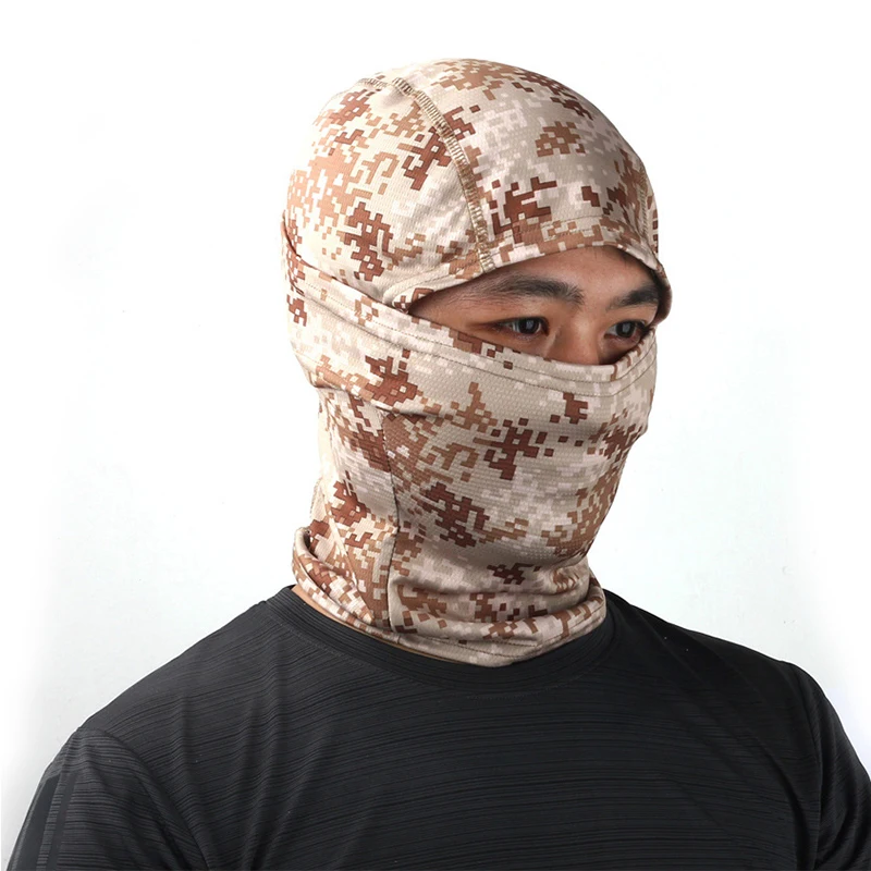 

Balaclava Full Face Mask Cycling Mountaineering Hunting Breathable Mask Tactical Paintball Airsoft Army Fan Camouflage Masks
