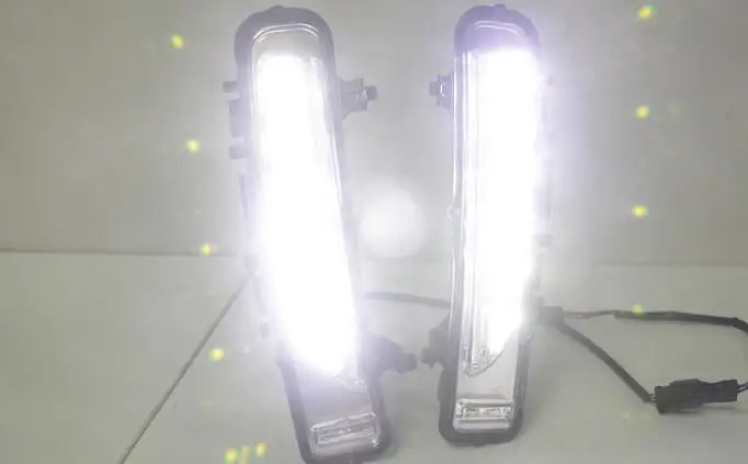 Высокое качество и Водонепроницаемый 12В СИД автомобильное DRL дневные ходовые