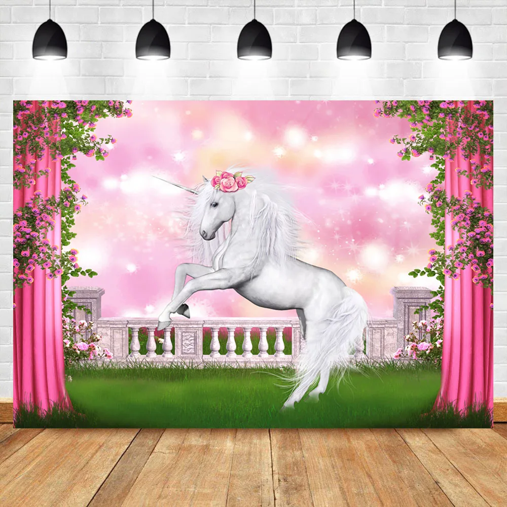 Mocsickae фон для фотосъемки с изображением розовых цветов занавеса газона Блестящий