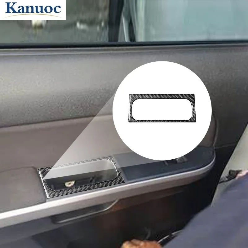 

For Suzuki Grand Vitara 2006-2013 Manual Gear Car Copilot Rear Door Handle Frame Panel Trim Decal Carbon Fiber Sticker