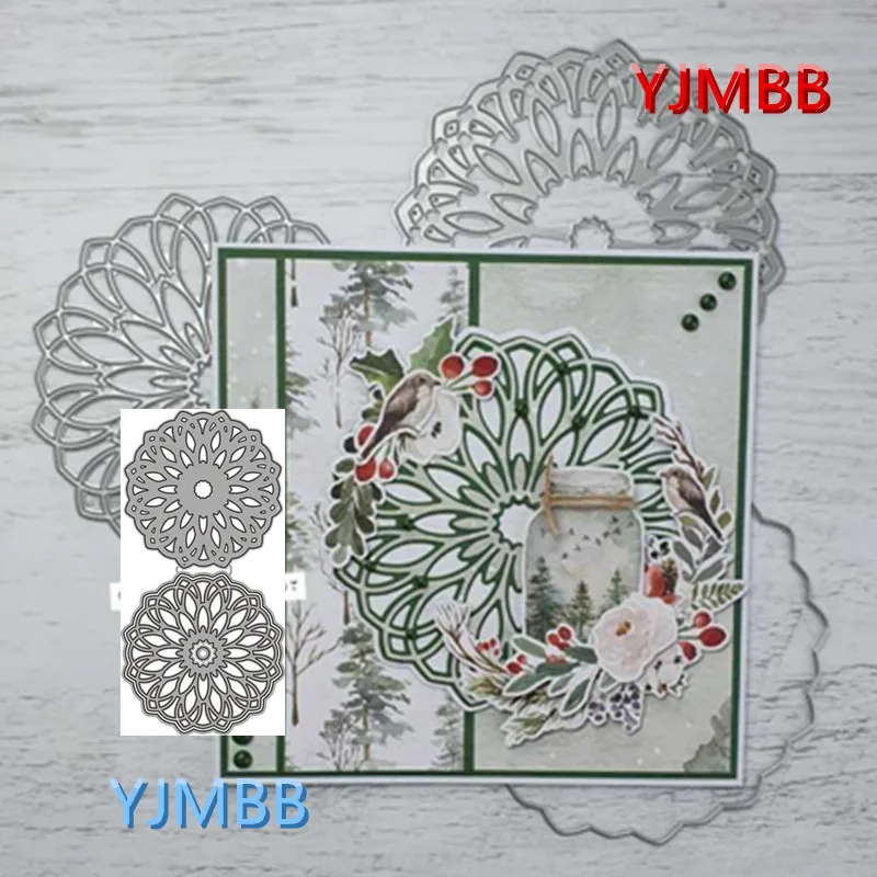 

YJMBB 2021 Новинка Φ #2 металлические режущие штампы для скрапбукинга альбома бумаги «сделай сам» карточек тиснение высечка