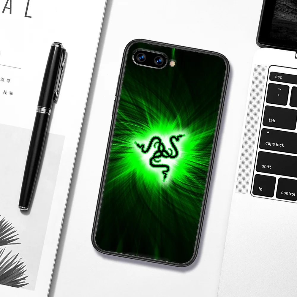 

Razer Snake Game Brand Phone Case Cover Hull For HUAWEI Honor 6A 7A 8 8A 8S 8x 9 9x 9A 9C 10 10i 20 Lite Pro black Hoesjes Soft
