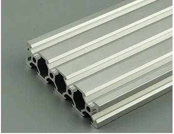 Алюминиевый профиль 2080 европейский стандарт в-слот серебристая черная длина 250