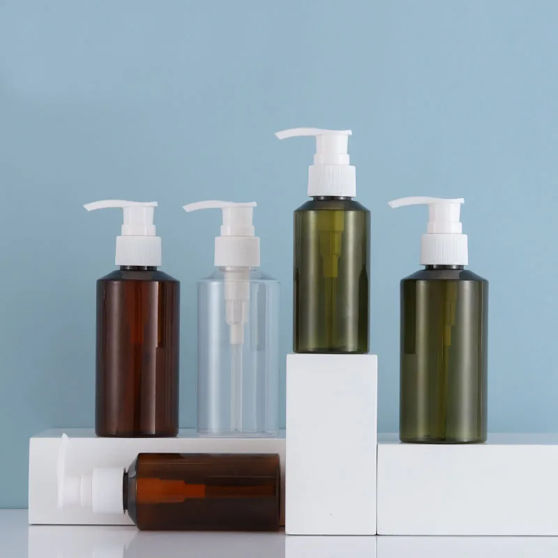 100 мл коричневый/зеленый/прозрачный ПЭТ флакон белый/черный насос для