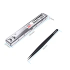 Qianli iNeezy Пинцет ручная полировка из нержавеющей стали BGA Перемычка Инструменты для ремонта немагнитные микропаяльные щипцы