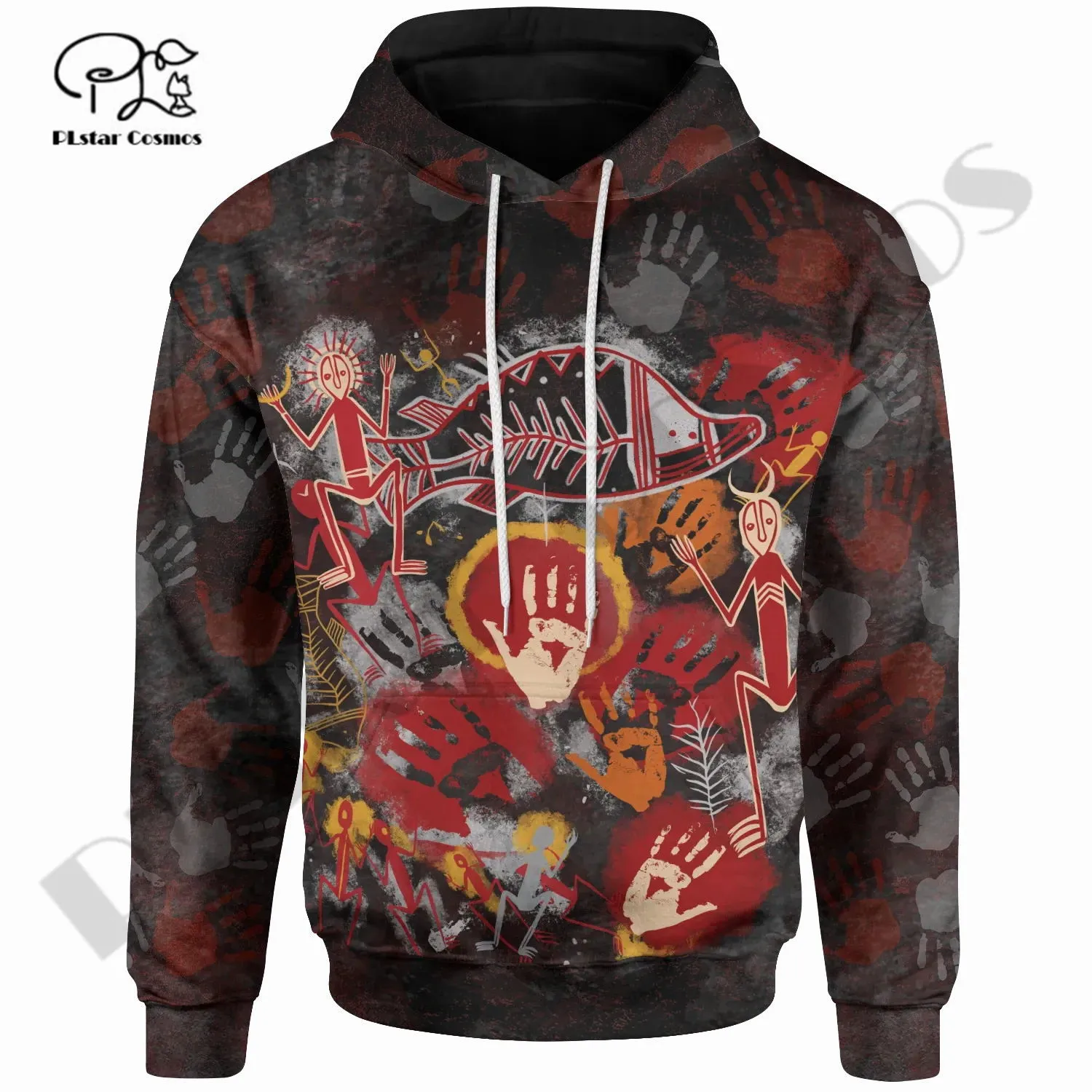 

PLstar Cosmos 3DPrinted Newest Tribal Aboriginal Kangaroo Tattoo Unique Harajuku Streetwear Unisex Hoodies/Sweatshirt/Zip A-7