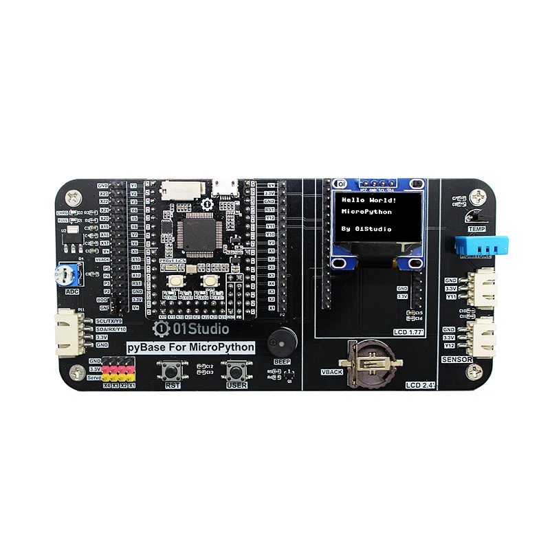 Макетная плата для программирования микропитона: Pyboard/STM32/Встроенный одночип