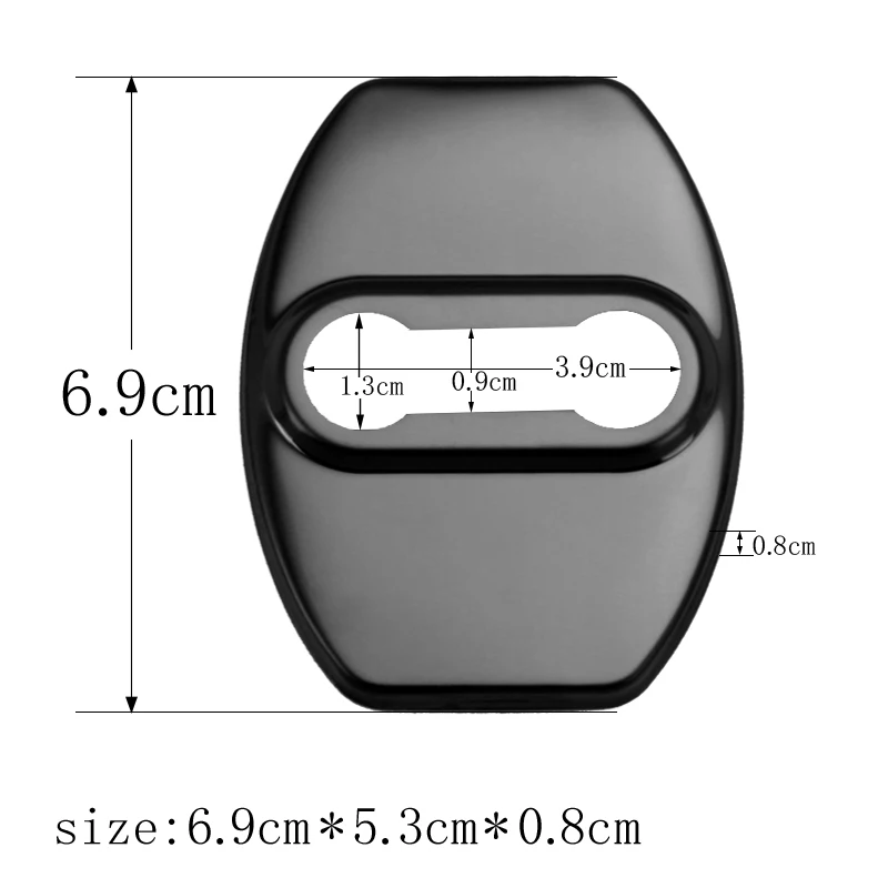 4 шт. авто-Стайлинг крышка дверного замка автомобиля чехол для Toyota c-hr Prado rav4 Yaris hilux