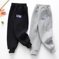 autumn winter kids toddler boys casual sport pants for boys fleece trousers for children pant boys clothes 2 3 4 5 6 7 year