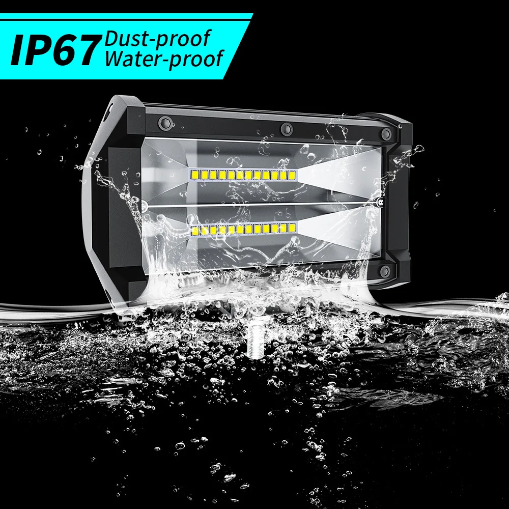 Светодиодсветильник балка 72 вт для грузовиков автомобилей тракторов