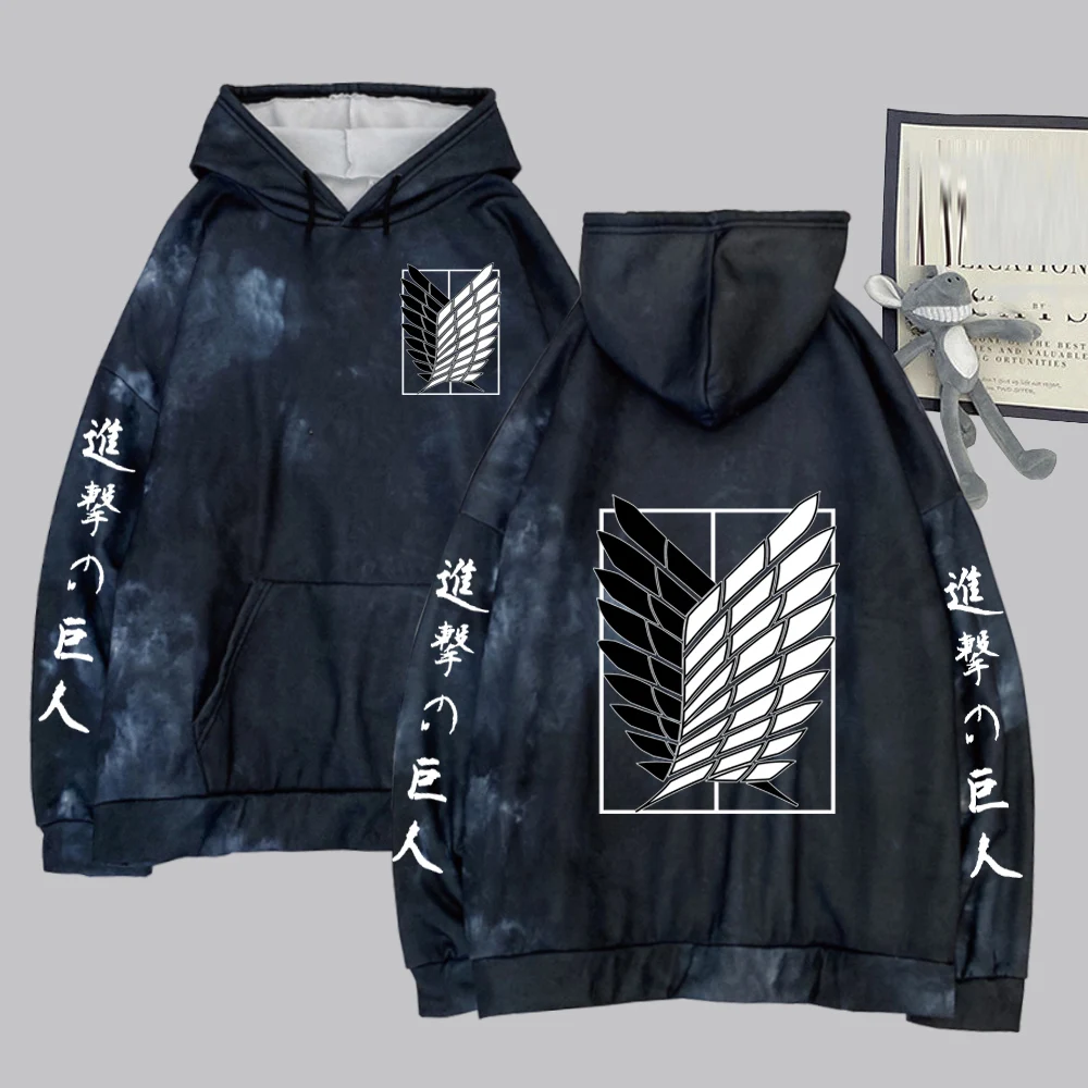 

Лидер продаж 2021, толстовка с капюшоном из аниме финального сезона «атака на Титанов», модные пуловеры, Casaul Топы