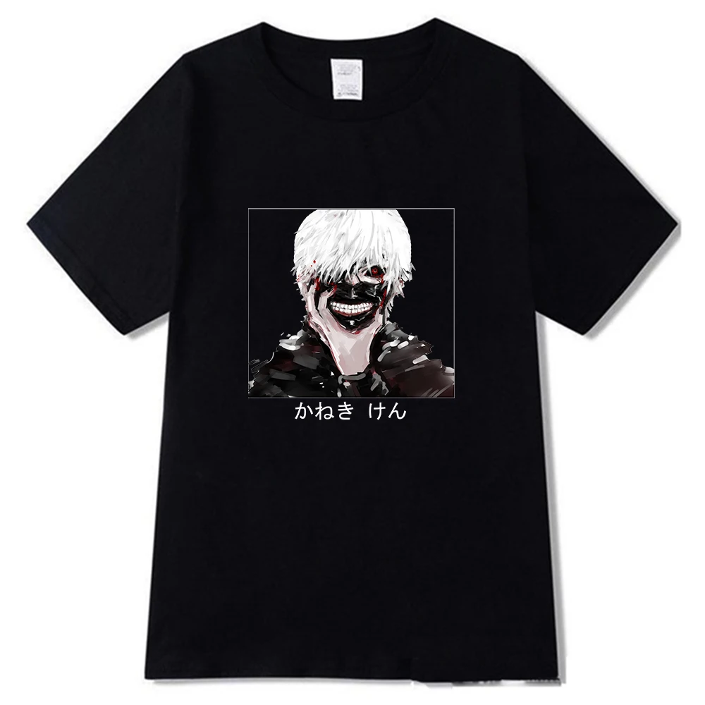 

Tokyo Ghoul T-Shirts for Men Top Japanese Anime Tee Shirt Short Sleeve T Shirts