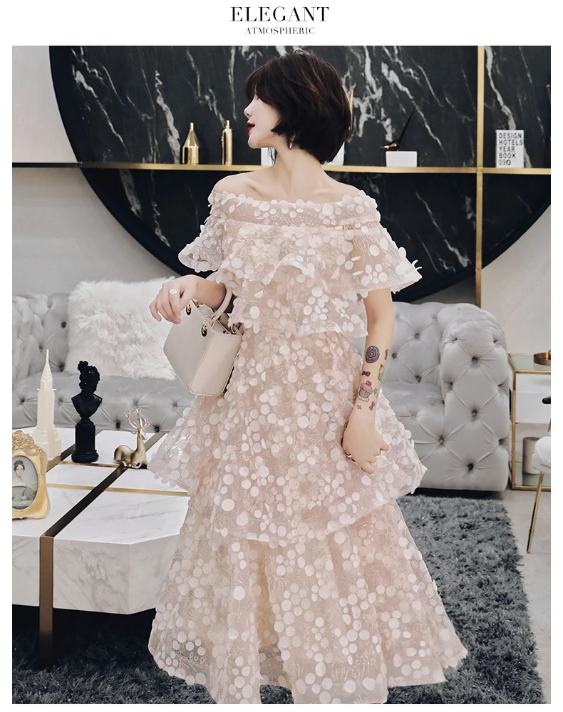 Новое сексуальное популярное милое элегантное женское платье знаменитостей с