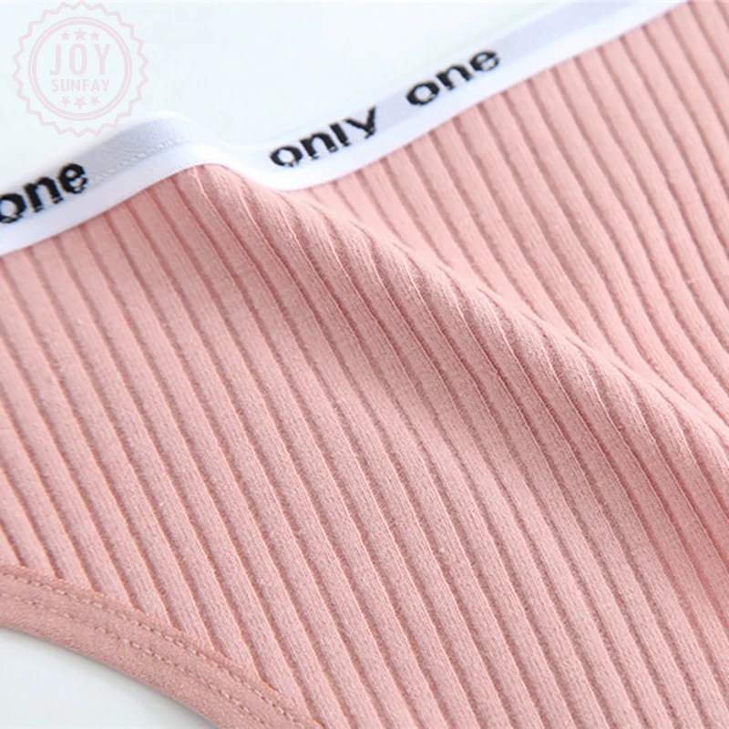 

3pcs / Set New Style Women 's Underwear Ladies Intimate Underpants Low Waist Fashion Lingerie Cotton Panties G-String Letter