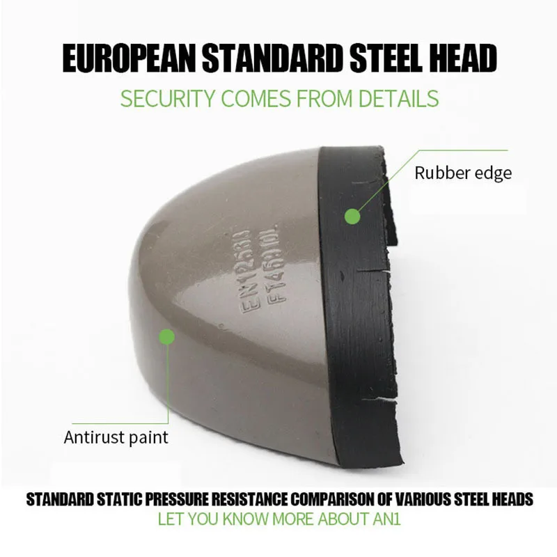 Кроссовки укрепленные для мужчин и женщин дышащие безопасные ботинки со