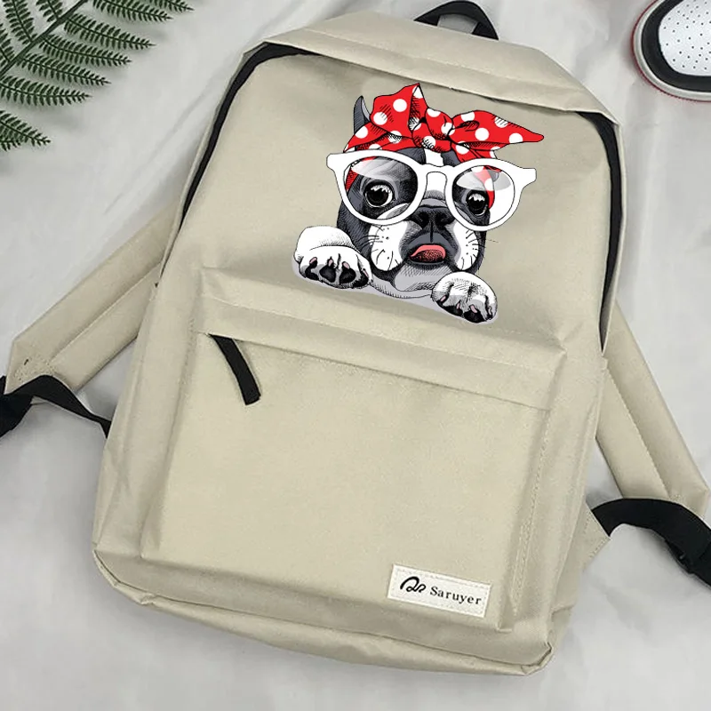 

French Bulldog bagpack backpack mochila 2021 travel anime school borse da donna mujer schoudertassen ladies backpack