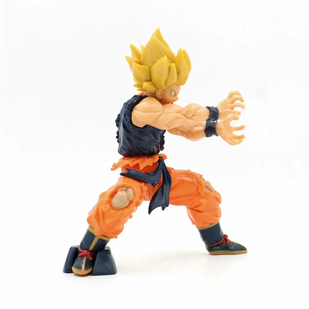 

Anime Figures Son Goku Super Saiyan Super Masterlise Action Figurals Battle Blue Goku Damage Toys Collectible Doll