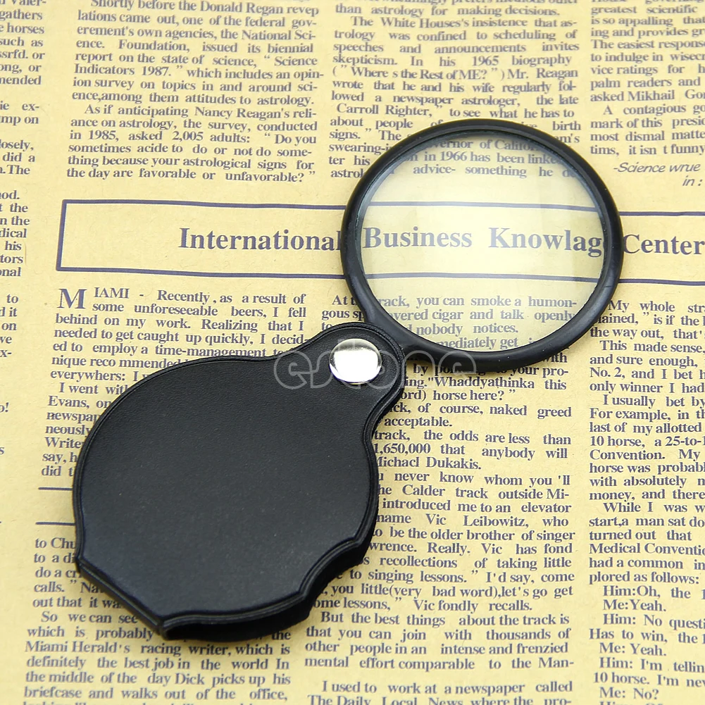 

Mini Pocket 5X 45mm Folding Jewelry Magnifier Magnifying Eye Glass Loupe Lens